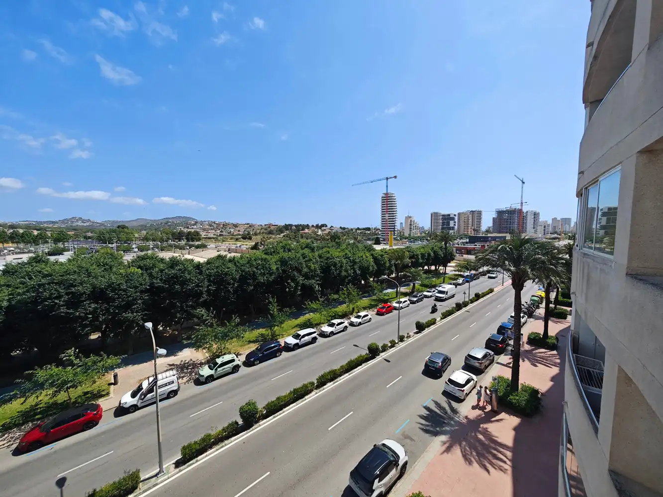 Vista exterior de Piso en venta en Calpe / Calp con Aire acondicionado, Terraza y Amueblado