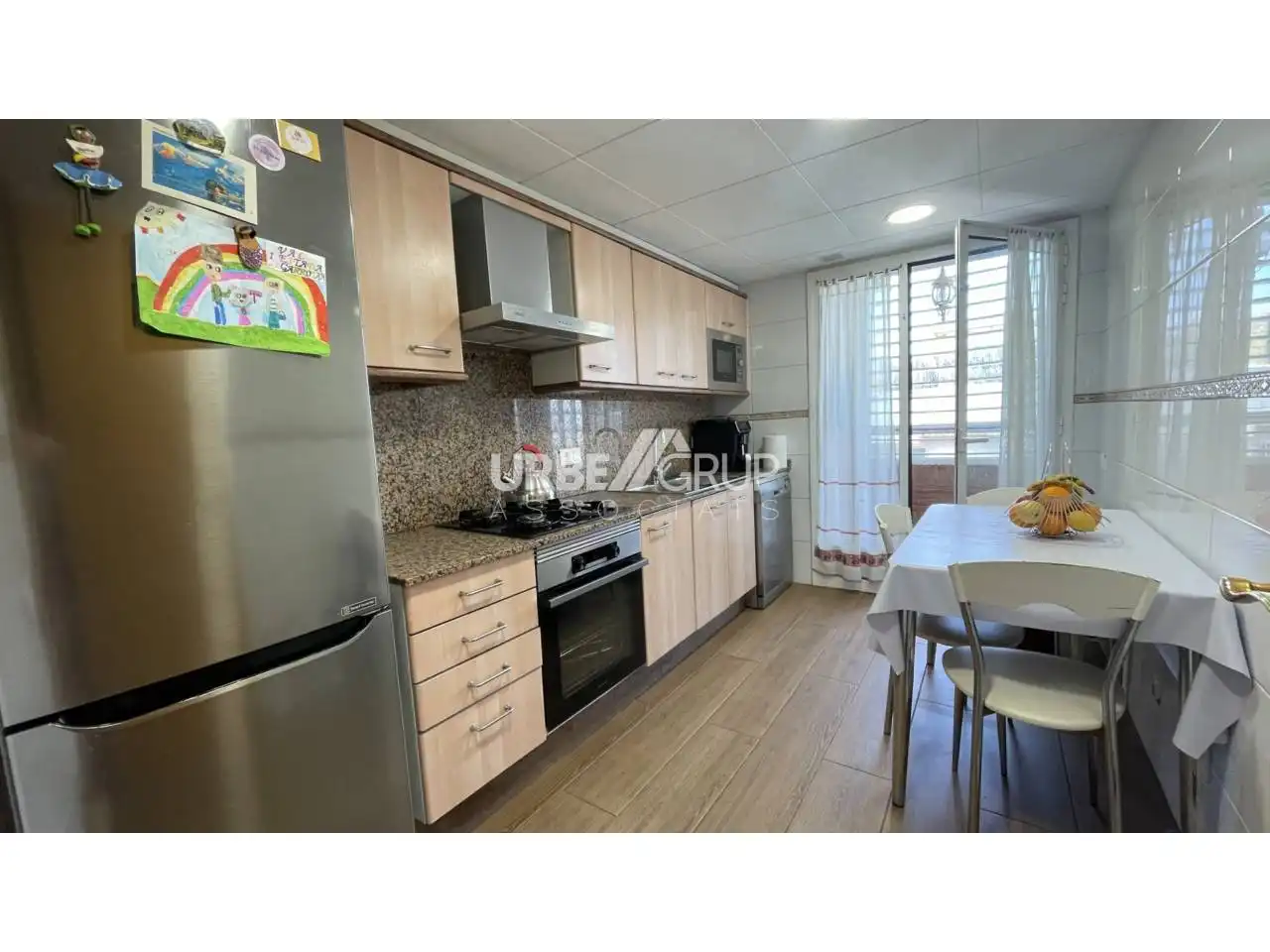 Kitchen of Flat for sale in Sant Andreu de la Barca  with Heating, Terrace and Storage room