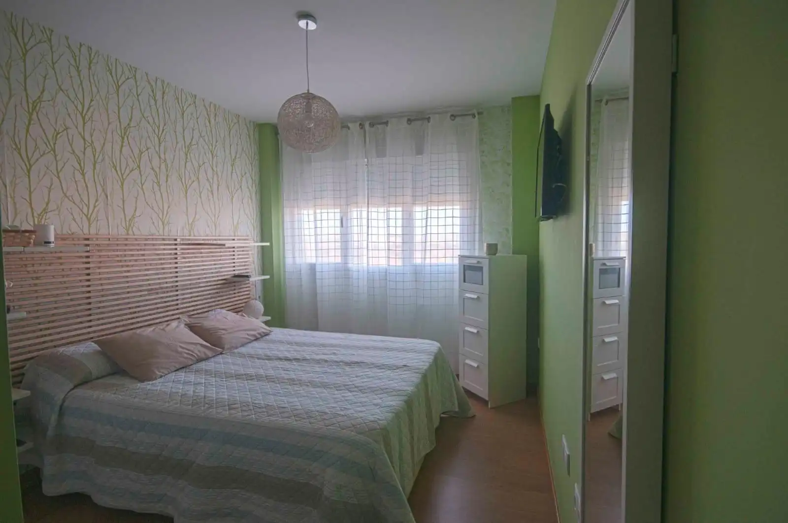 Schlafzimmer von Wohnung zum Verkauf in Mérida mit Klimaanlage, Heizung und Abstellraum