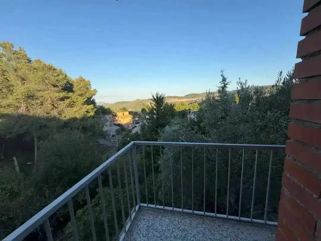 Balcony of Houses for sale in Vallirana  with Private garden, Terrace and Balcony