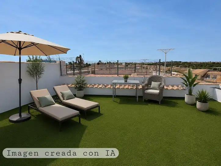 Terrace of Houses for sale in Santa Pola  with Terrace, Furnished and Balcony