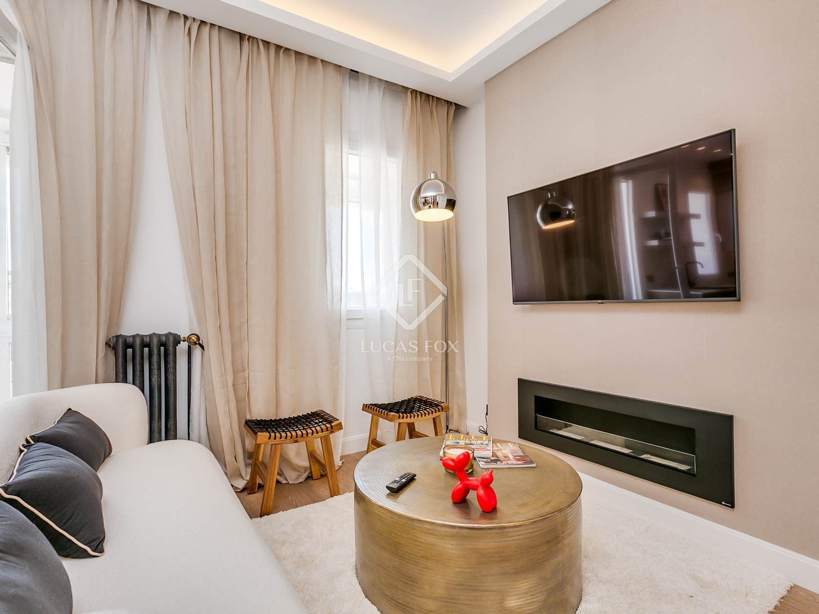 Sala d'estar de Pis en venda en  Madrid Capital amb Aire condicionat, Calefacció i Terrassa