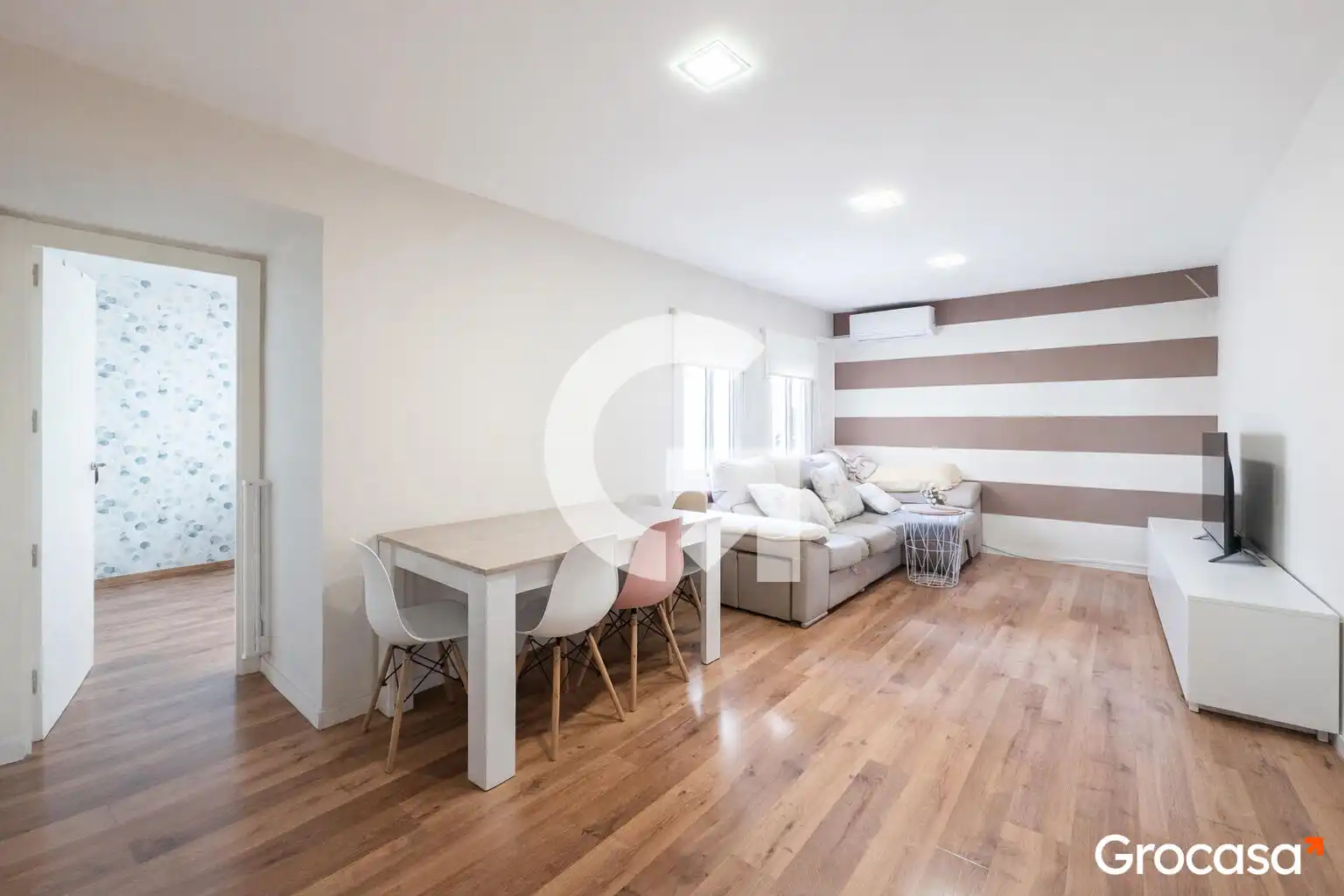 Sala de estar de Piso en venta en Sant Boi de Llobregat con Aire acondicionado, Calefacción y Horno