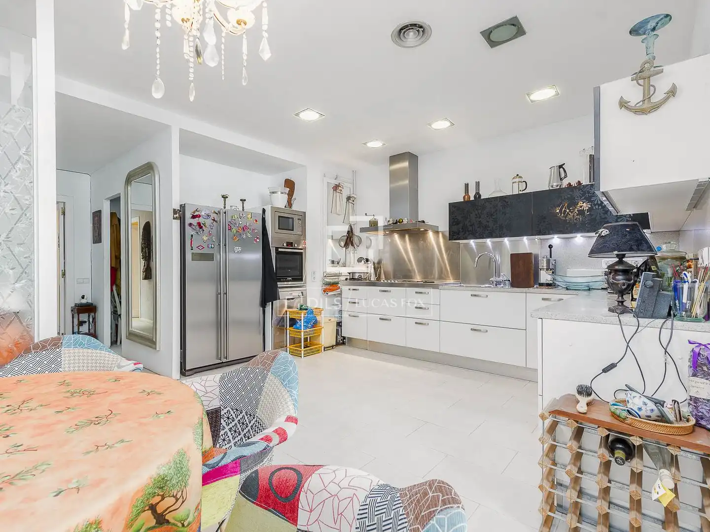 Kitchen of Flat for sale in Barcelona  with Air Conditioner, Heating and Terrace