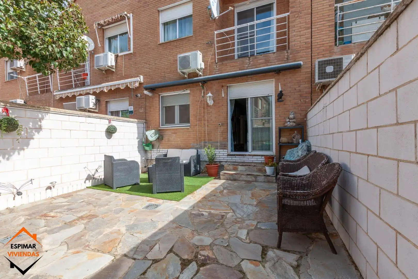 Terrassa de Casa adosada en venda en Pedrola amb Aire condicionat, Calefacció i Jardí privat