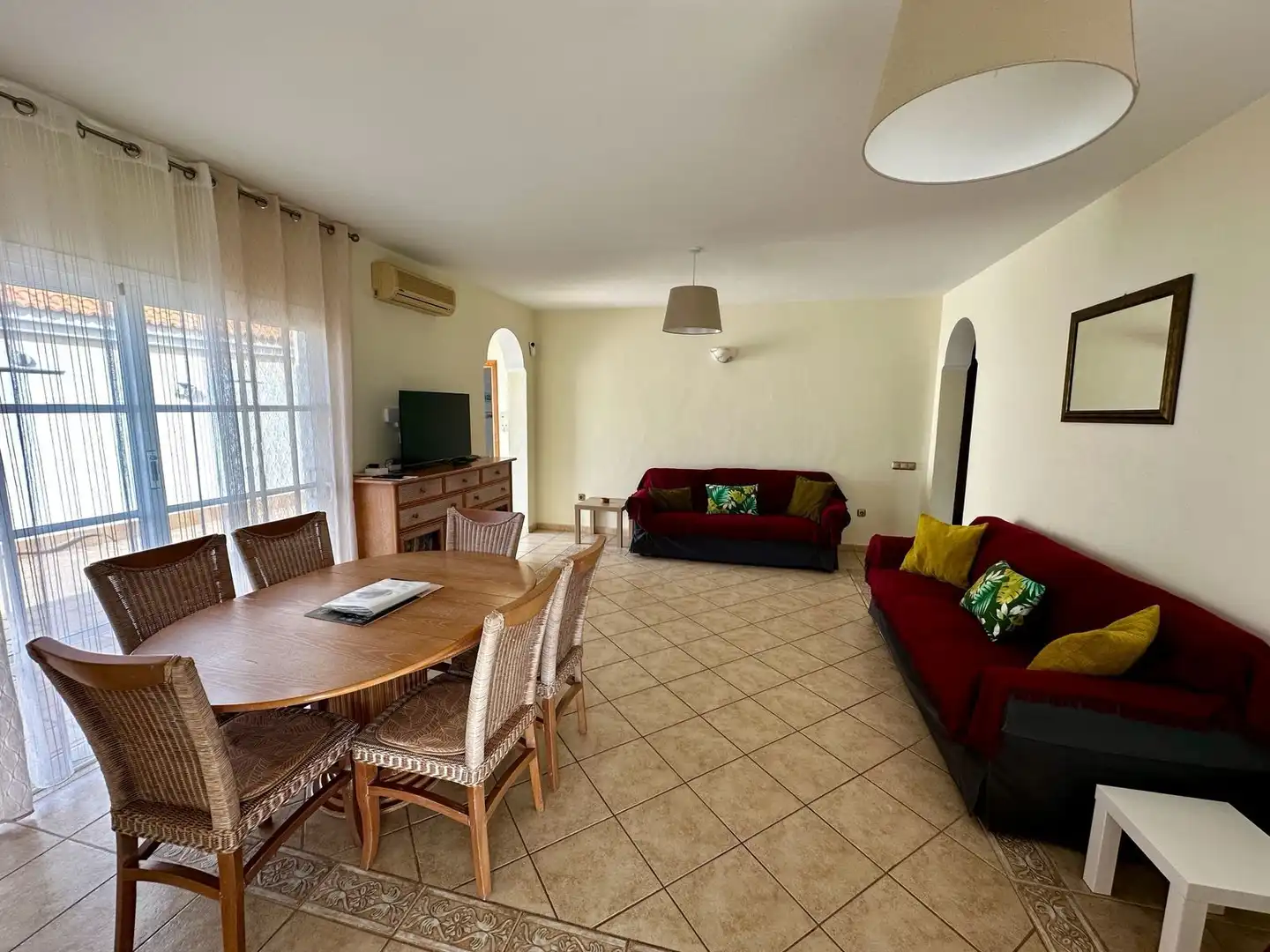 Sala d'estar de Casa o xalet en venda en Antigua amb Aire condicionat, Jardí privat i Traster
