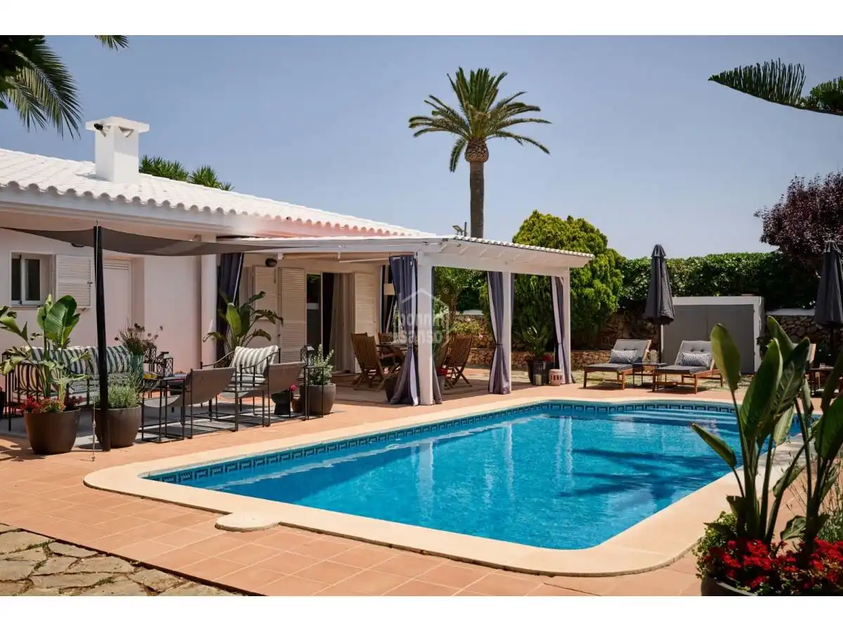 Vista exterior de Casa o chalet en venta en Sant Lluís con Calefacción, Jardín privado y Terraza