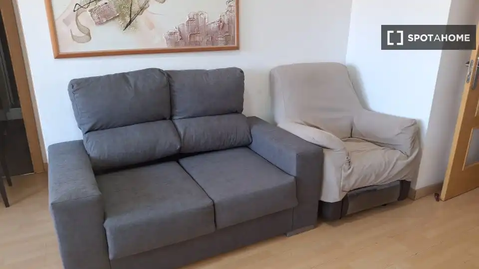 Sala d'estar de Apartament per a compartir en Sant Martí