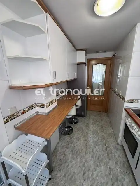 Kitchen of Flat for rent in Madrid  with Storage room, Furnished and Washing machine