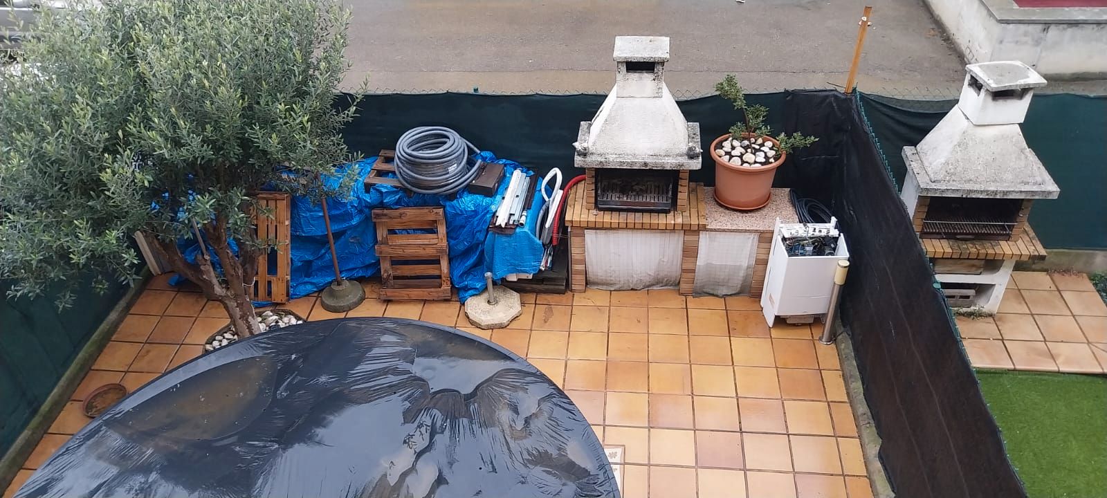 Terraza de Casa adosada en venta en Manlleu con Aire acondicionado, Calefacción y Jardín privado