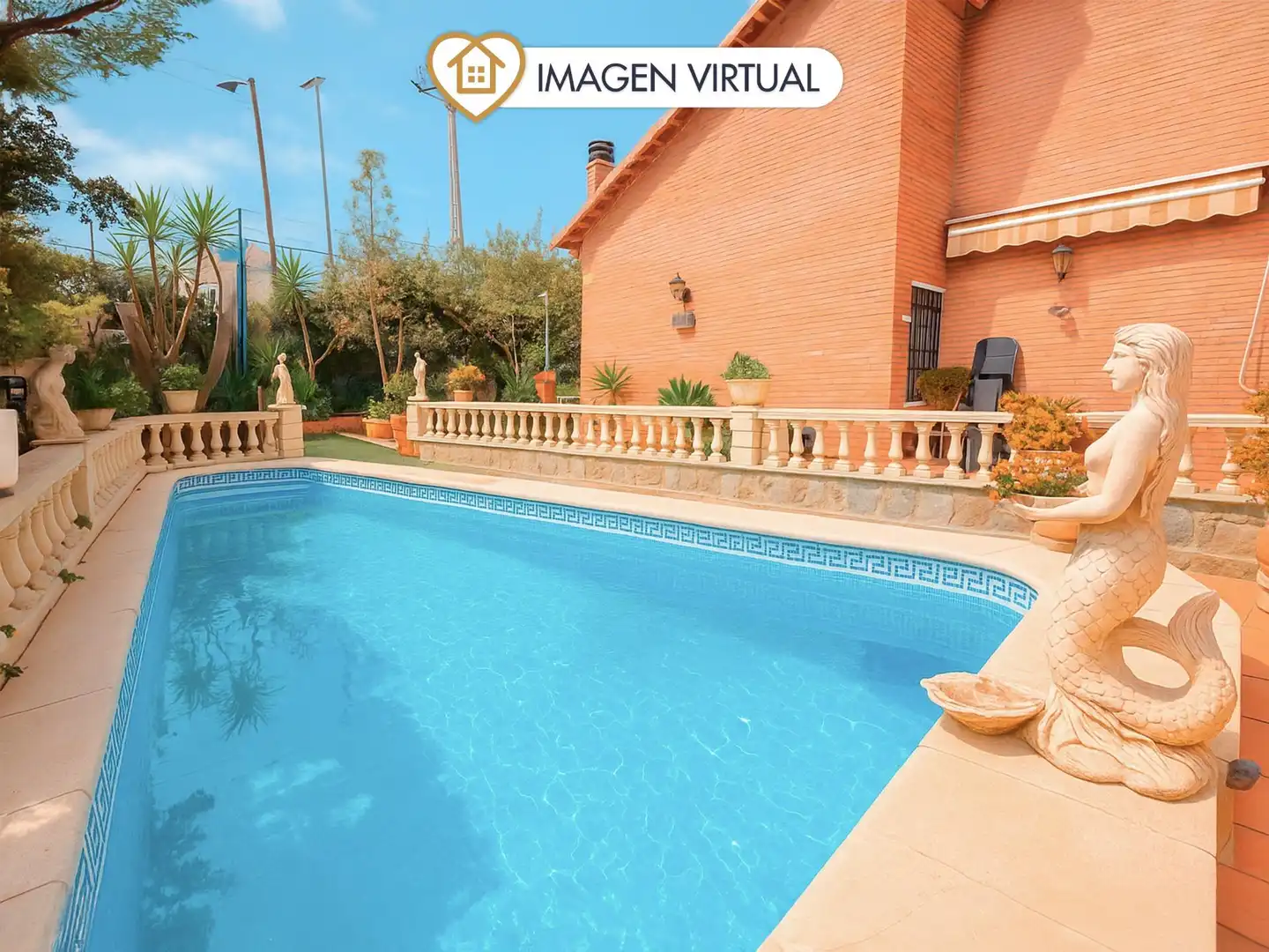 Garden of Houses for sale in Sant Vicenç Dels Horts  with Air Conditioner, Private garden and Terrace