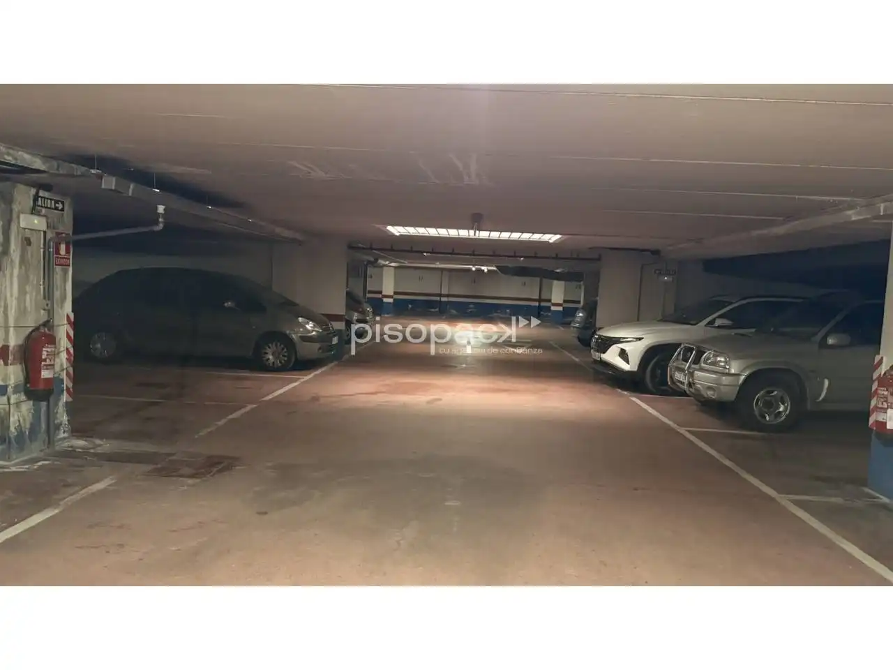 Parking of Flat for sale in  Pamplona / Iruña  with Heating, Terrace and Storage room