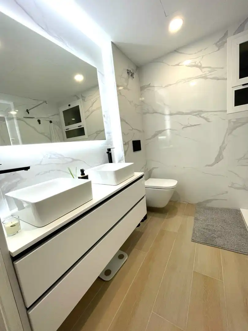 Baño de Apartamento en venta en Mijas con Aire acondicionado, Terraza y Trastero