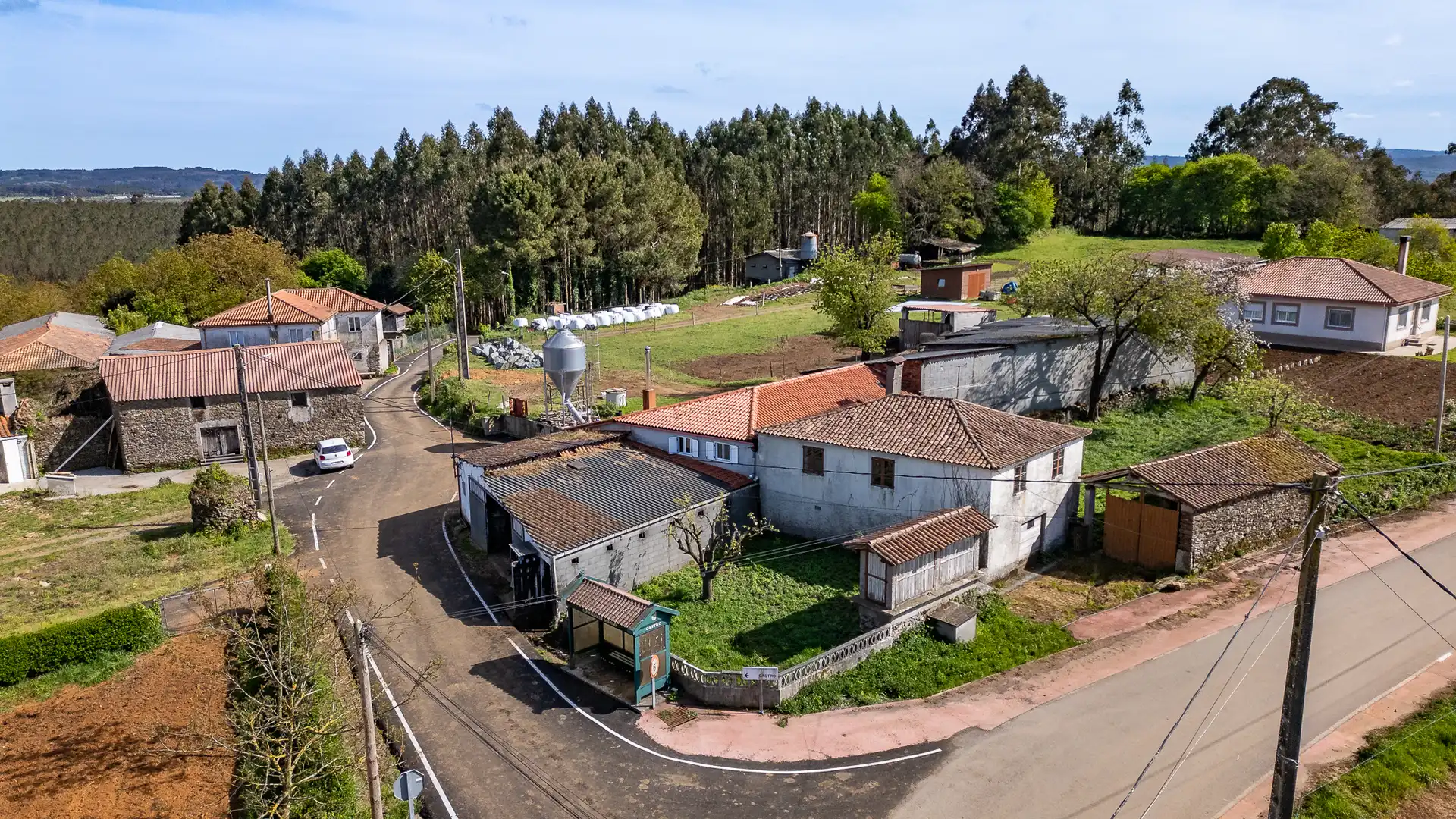 Vista exterior de Finca rústica en venda en Santiso