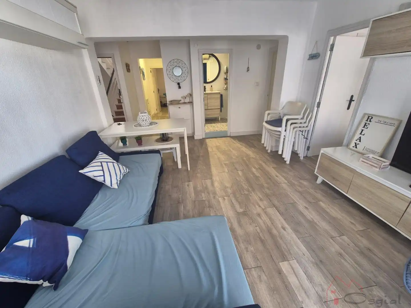 Living room of Apartments for sale in Sueca  with Terrace, Storage room and Furnished