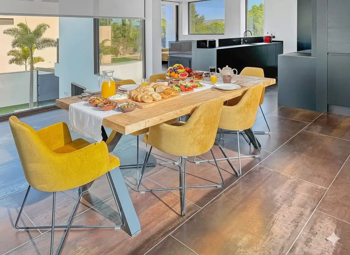 Dining room of Houses for sale in Vera  with Air Conditioner, Heating and Private garden