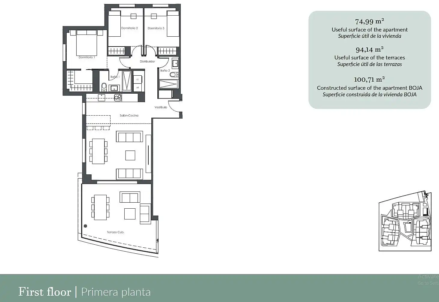 Apartamento con ascensor en venta en Costa Natura, imagen 6