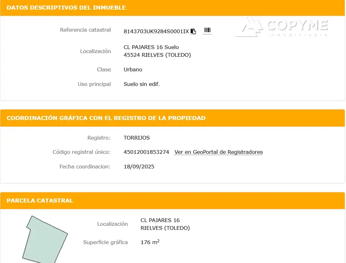 Parking de Residencial en venta en Rielves