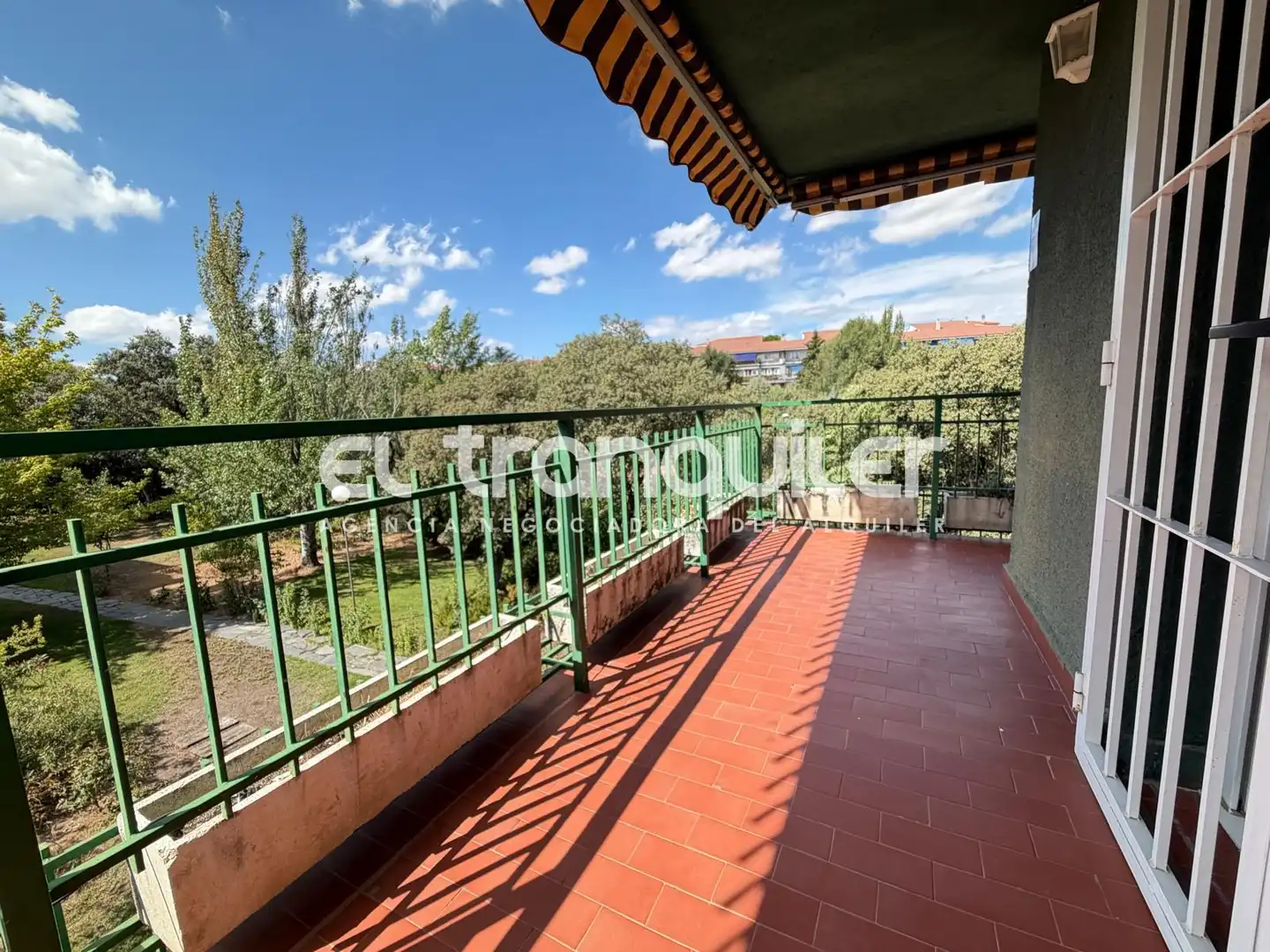 Terrasse von Wohnung zur Miete in Collado Villalba mit Klimaanlage, Terrasse und Schwimmbad