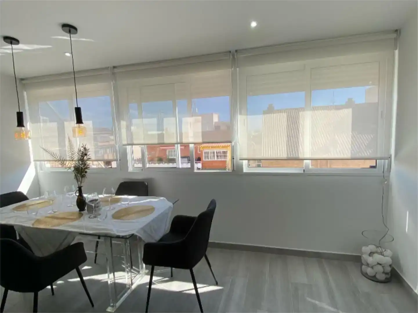 Esszimmer von Maisonette zum Verkauf in Benidorm mit Klimaanlage und Balkon