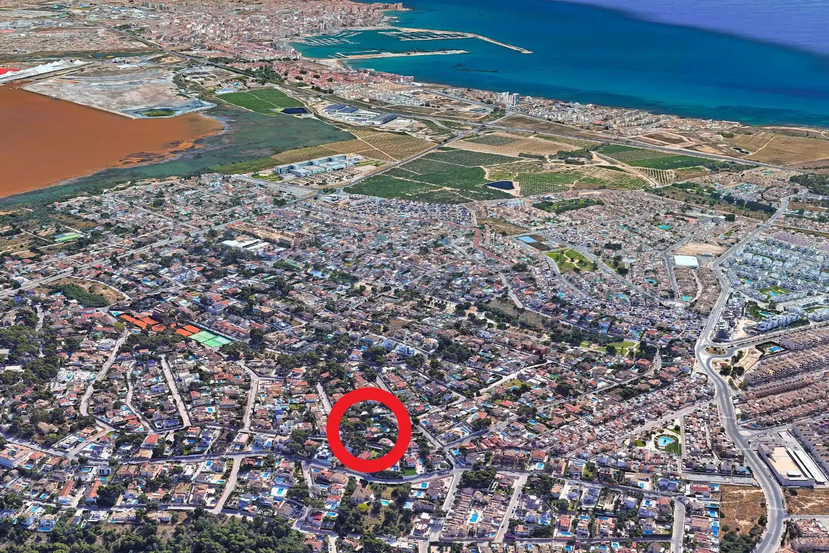 Vista exterior de Casa o chalet en venta en Torrevieja con Aire acondicionado, Calefacción y Jardín privado