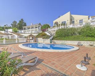 Swimming pool of House or chalet for sale in Mijas  with Air Conditioner, Terrace and Swimming Pool