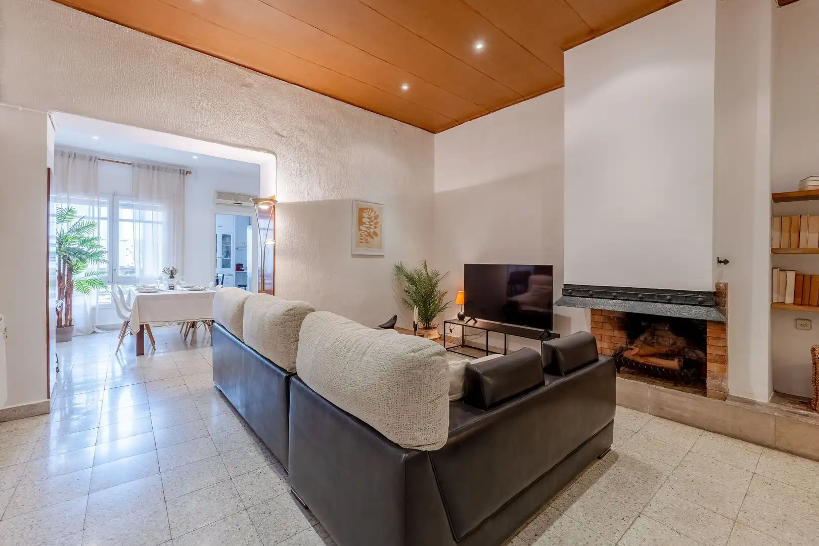 Sala de estar de Piso en venta en Mataró con Aire acondicionado, Calefacción y Trastero
