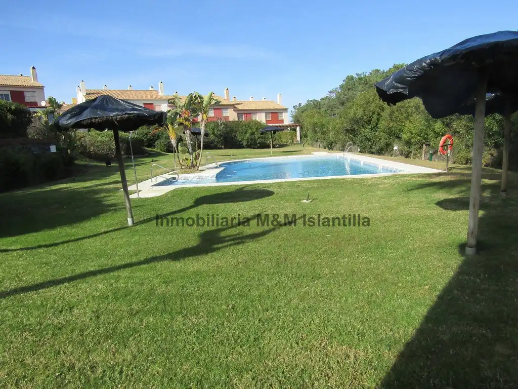 Jardín de Casa adosada en venta en Islantilla con Jardín privado, Terraza y Amueblado
