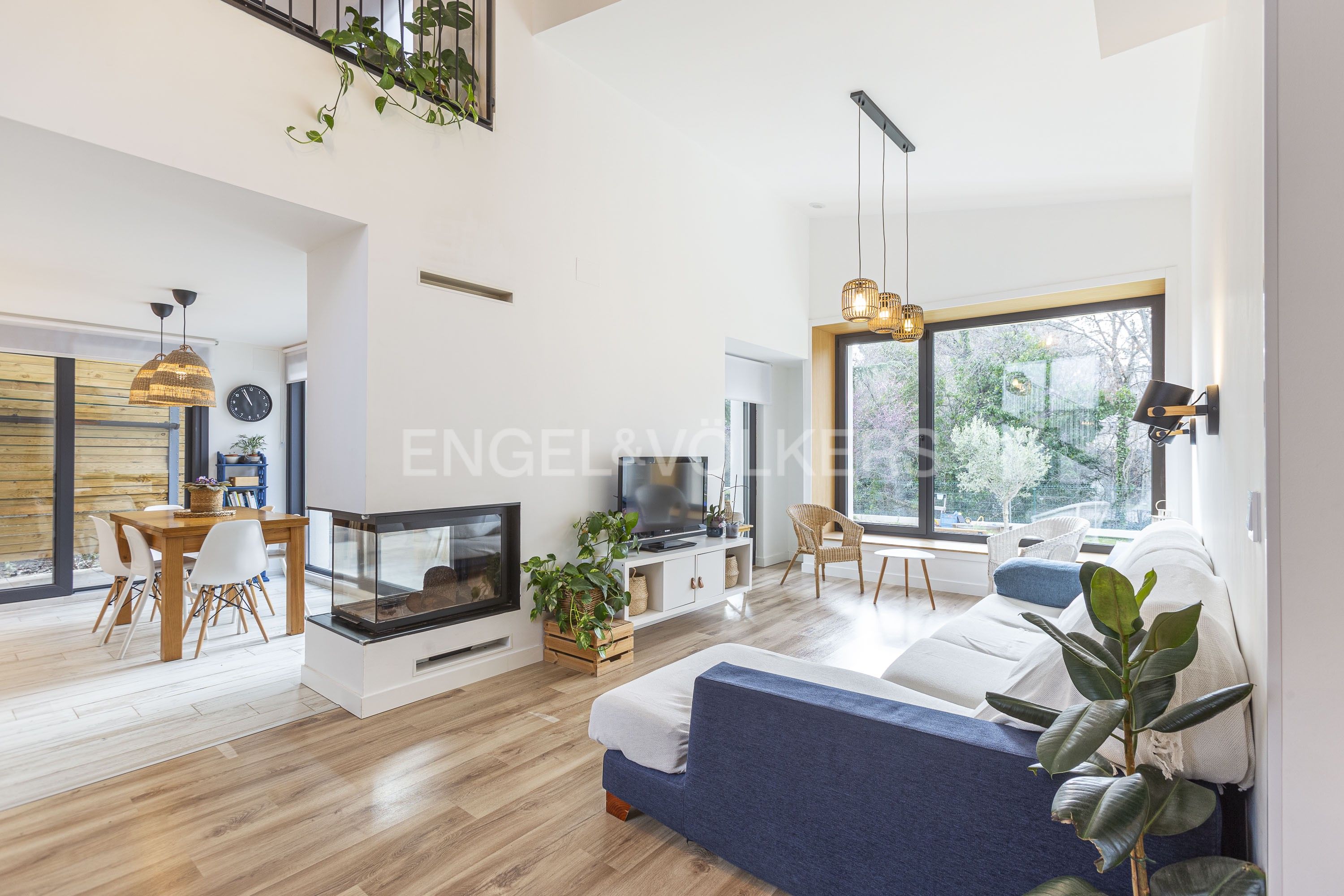 Living room of House or chalet for sale in Becerril de la Sierra  with Air Conditioner, Heating and Private garden