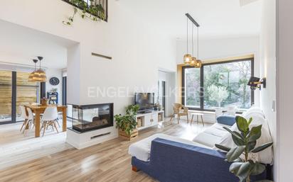 Living room of House or chalet for sale in Becerril de la Sierra  with Air Conditioner, Heating and Private garden