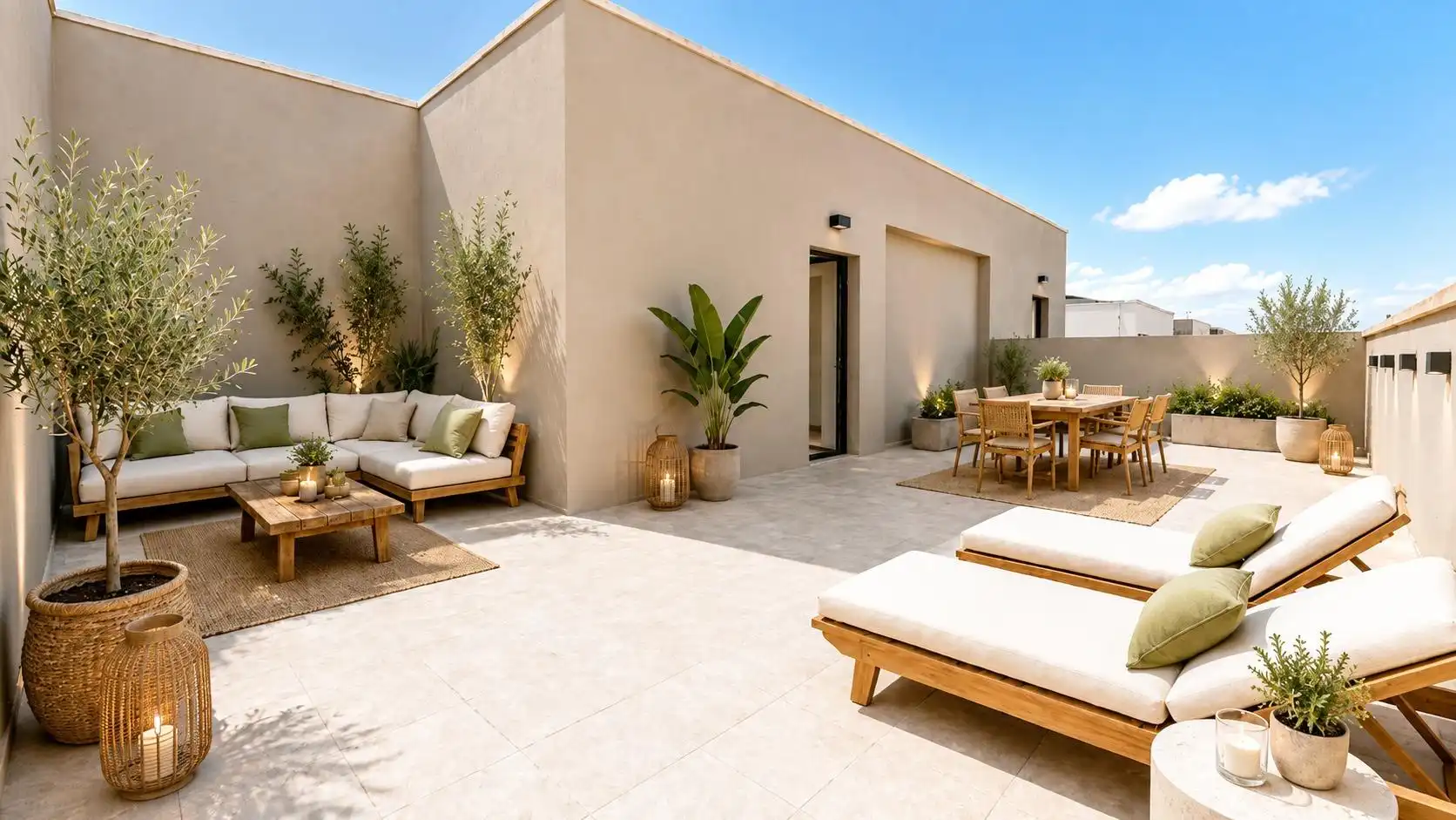 Terrasse von Dachboden zum Verkauf in Arona mit Terrasse und Abstellraum