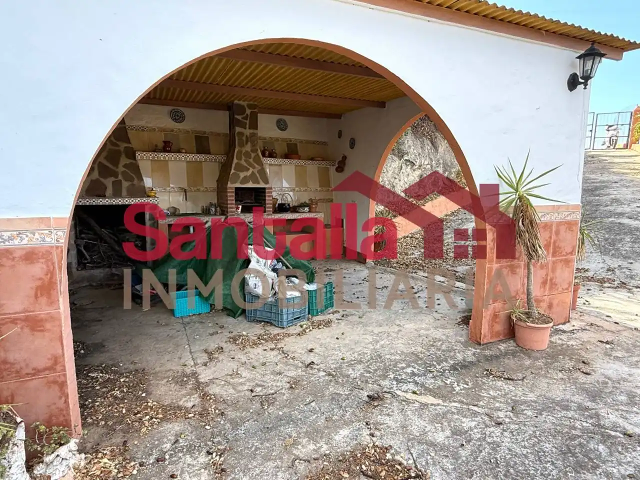 Vista exterior de Finca rústica en venda en Almuñécar amb Jardí privat, Terrassa i Piscina