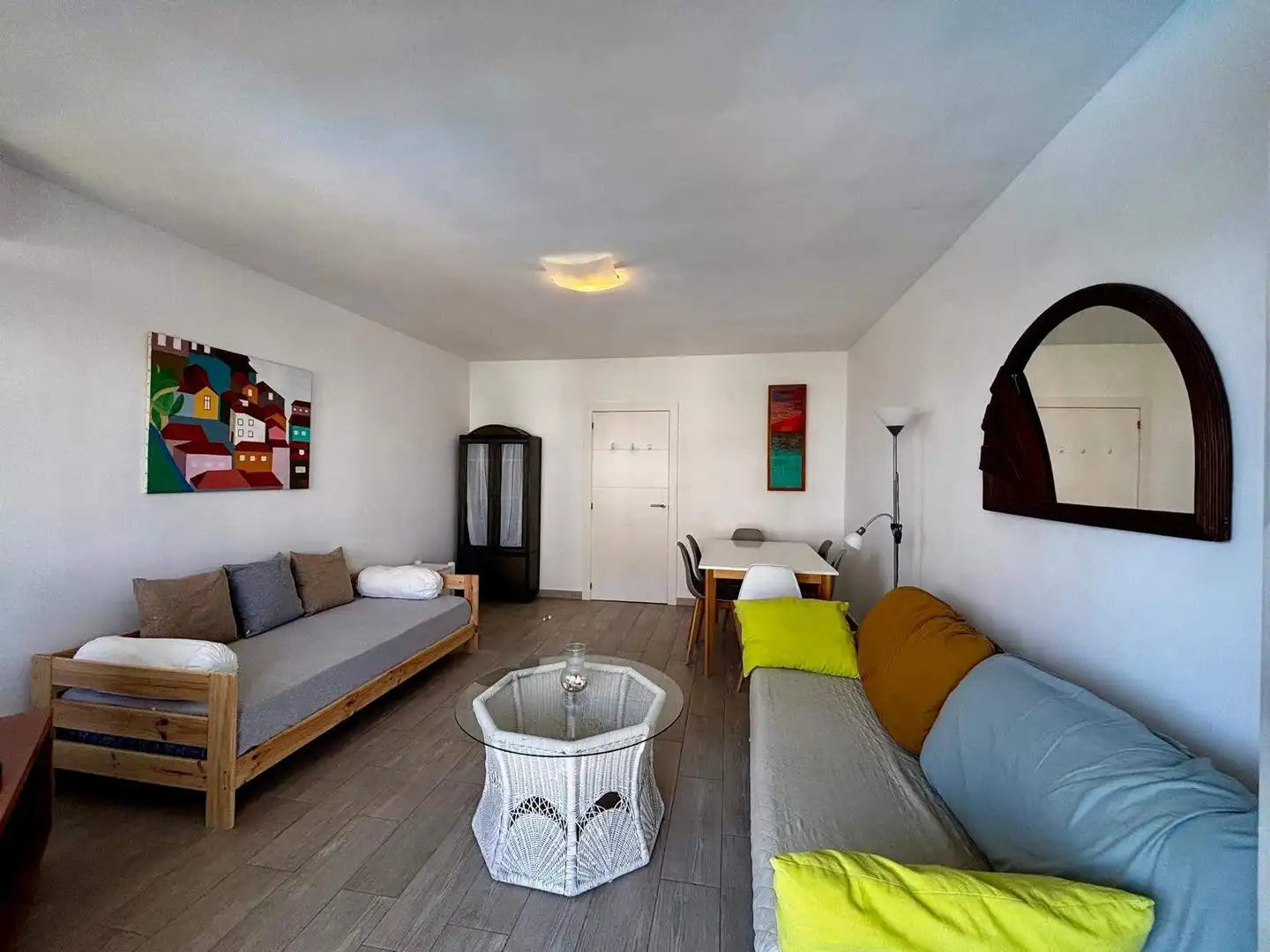 Sala d'estar de Apartament en venda en Gandia amb Jardí privat, Terrassa i Balcó