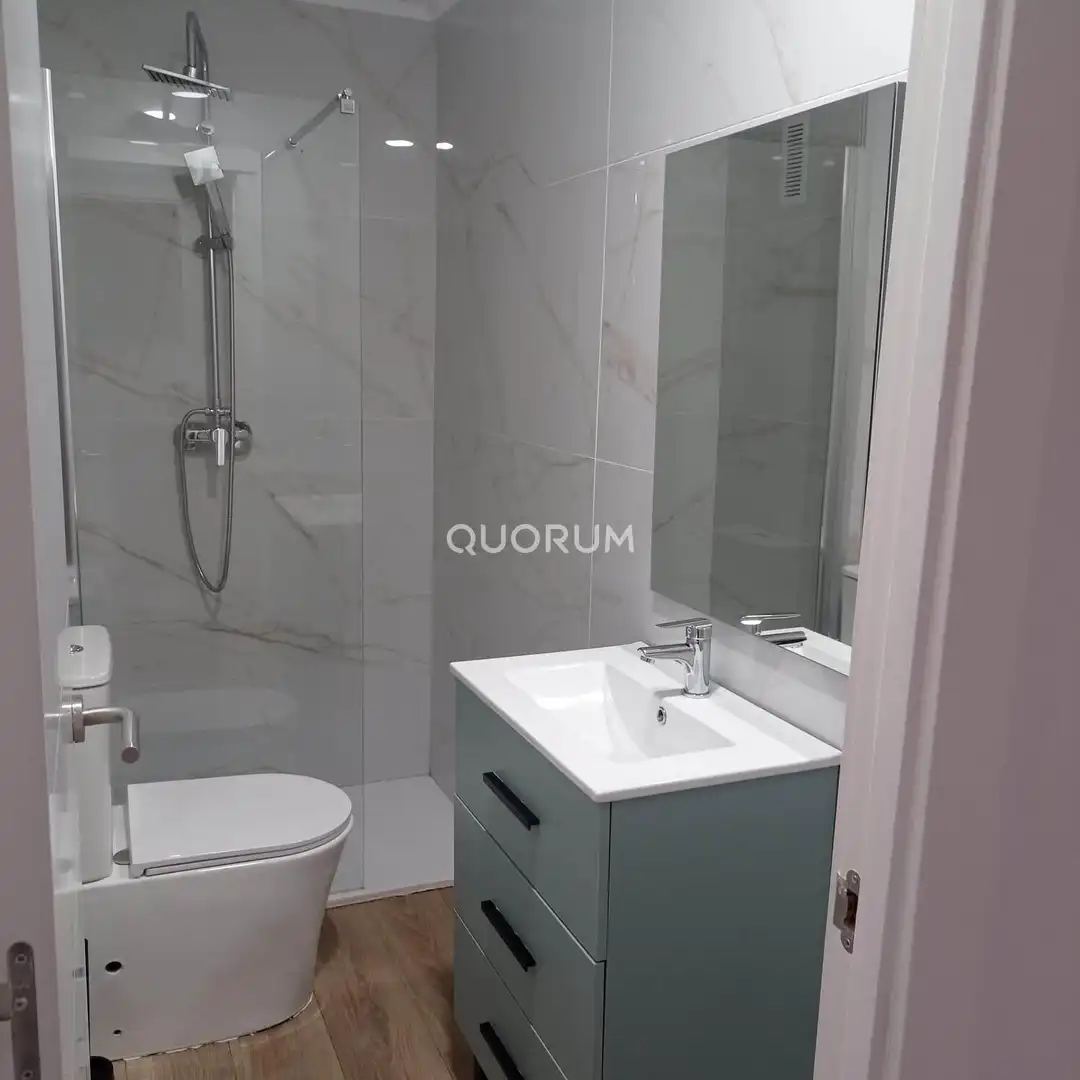 Bathroom of Flat for rent in Leioa  with Heating, Terrace and Furnished