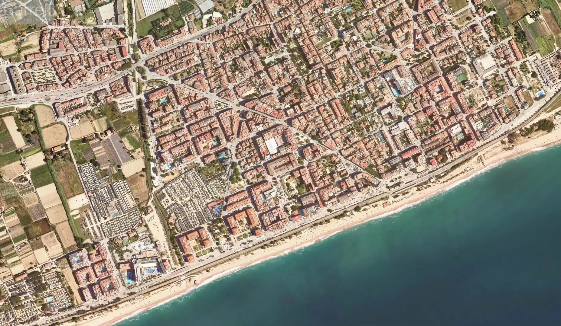 Vista exterior de Piso en venta en Pineda de Mar con Terraza y Amueblado