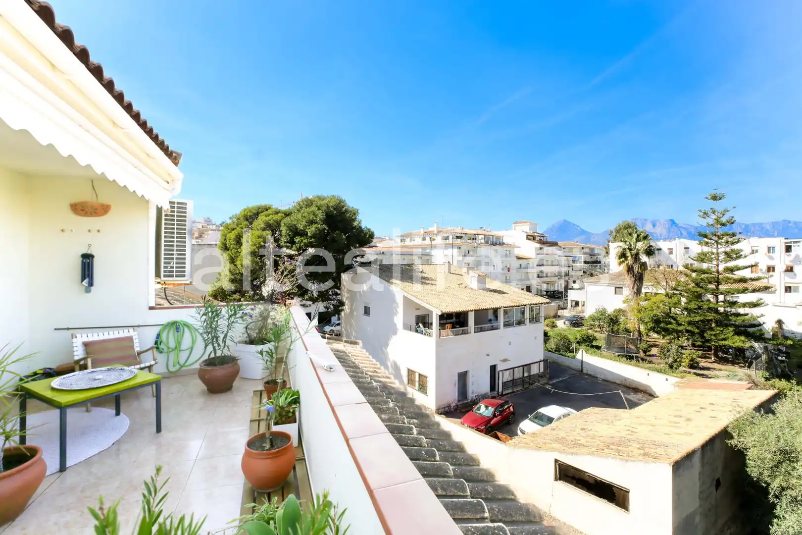 Außenansicht von Dachboden zum Verkauf in Altea mit Klimaanlage und Terrasse