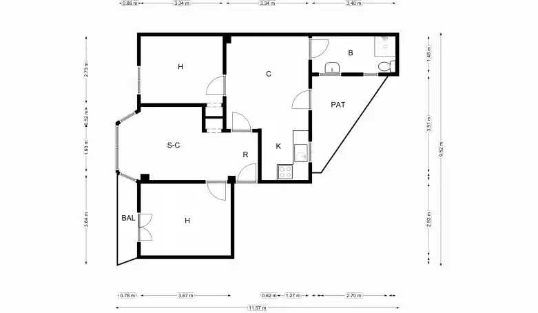 Piso en venta en C/ Ferrán Valenti , Bons Aires