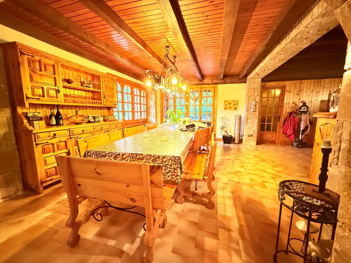 Dining room of Houses for sale in Calders  with Air Conditioner, Heating and Private garden