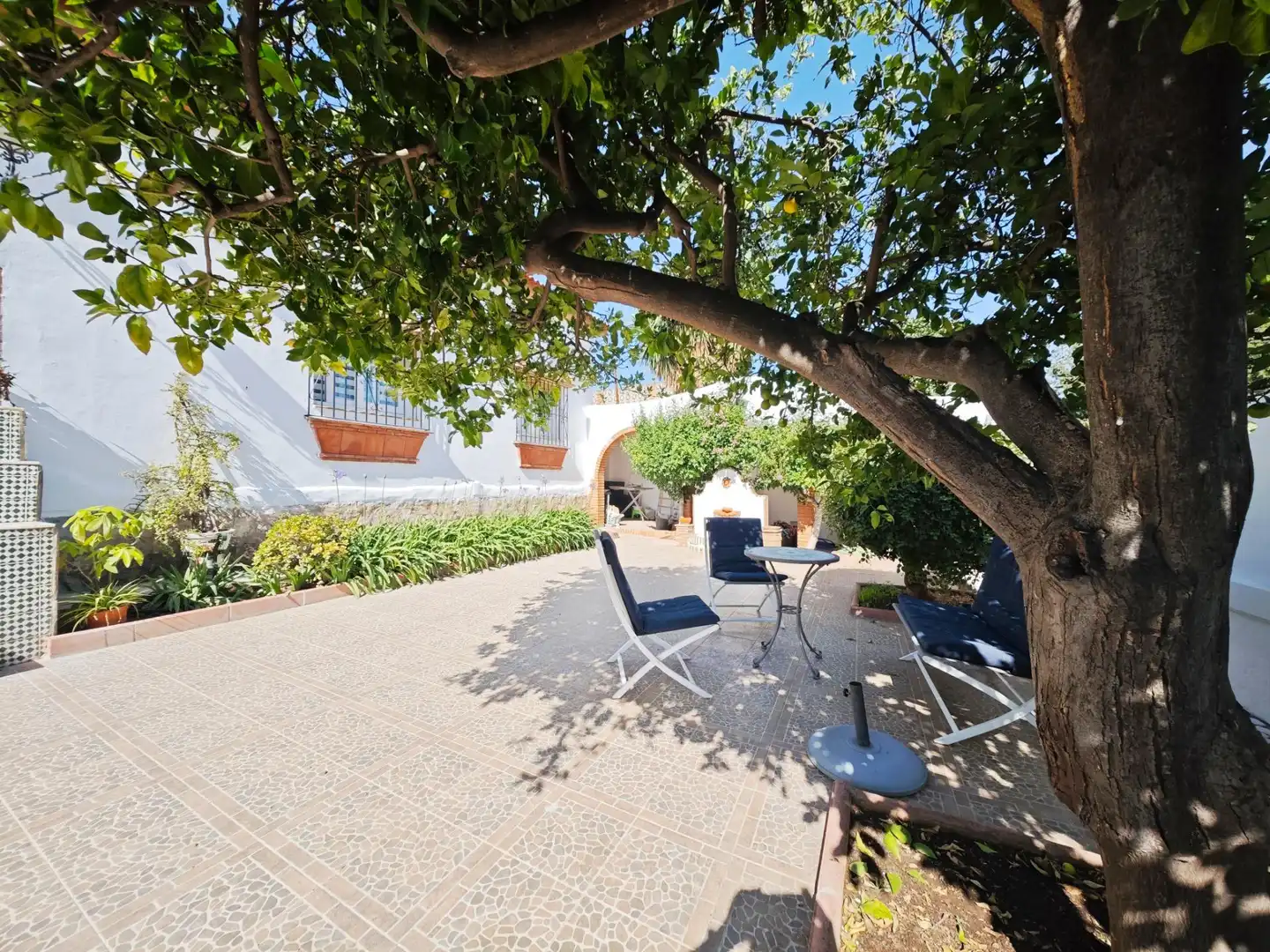 Garten von Haus oder Chalet zur Miete in Alhaurín de la Torre mit Klimaanlage, Heizung und Privatgarten