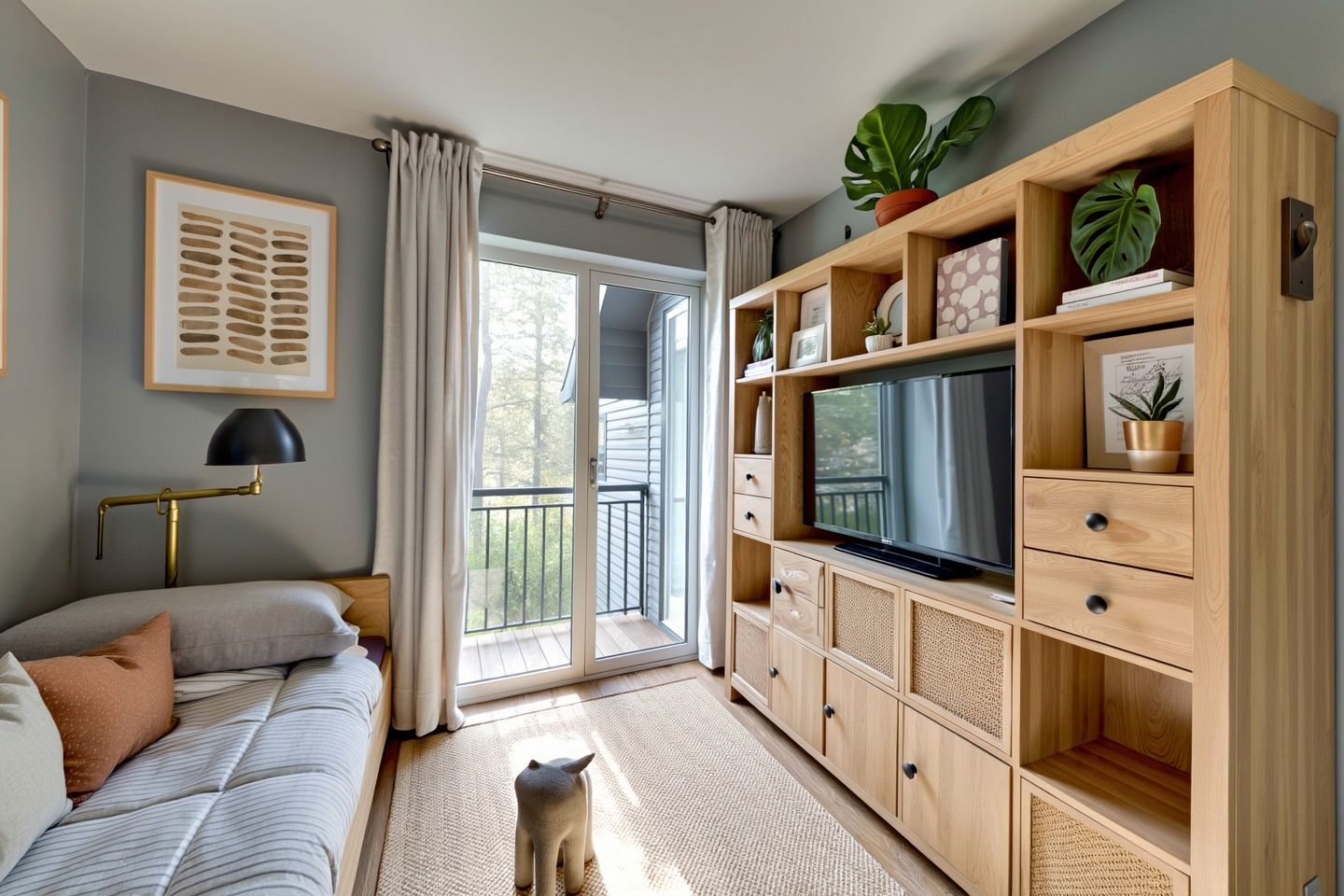 Bedroom of Flat for sale in Vilanova i la Geltrú  with Air Conditioner, Heating and Balcony