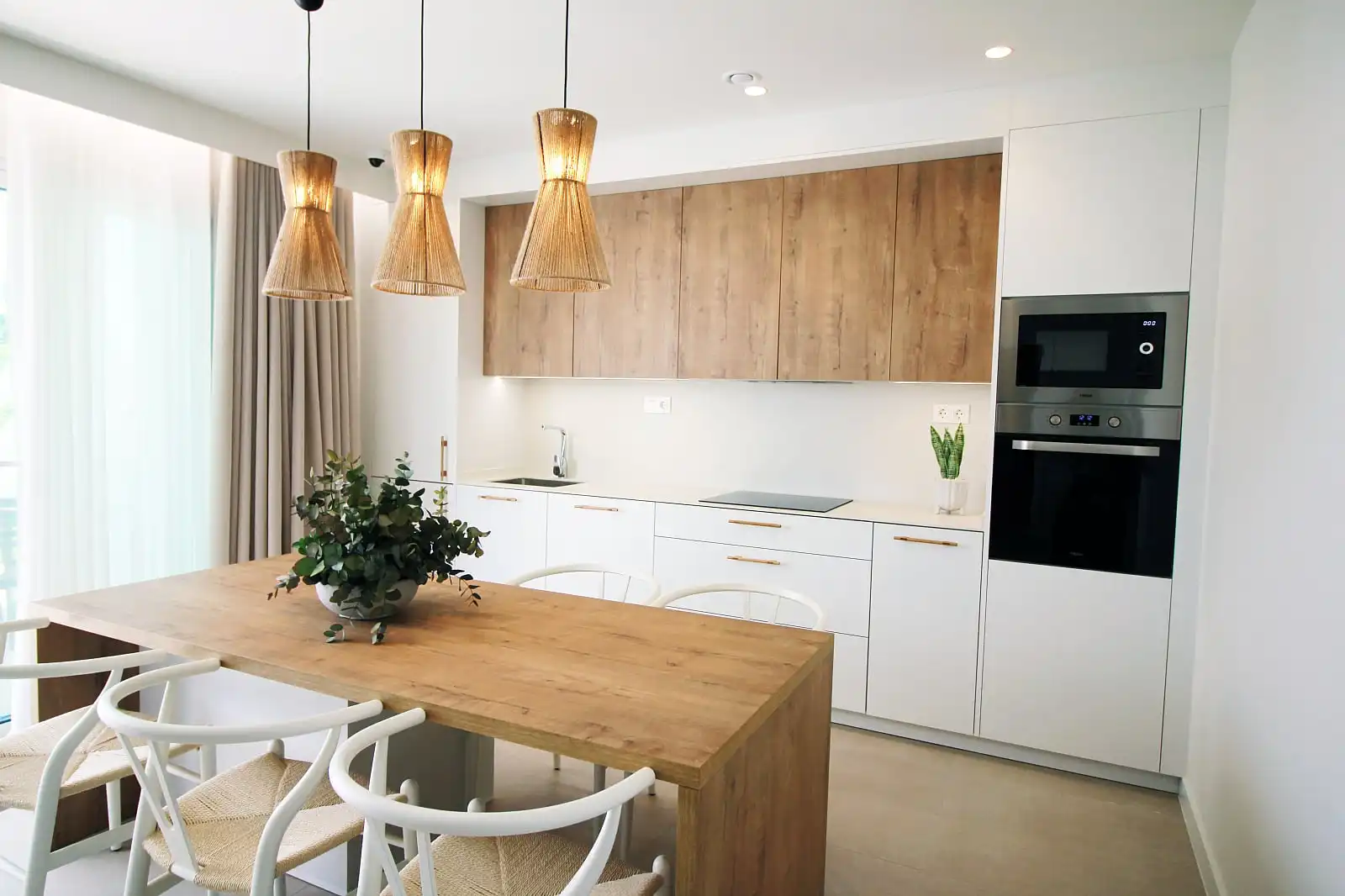 Cocina de Apartamento en venta en Pilar de la Horadada con Aire acondicionado, Jardín privado y Terraza