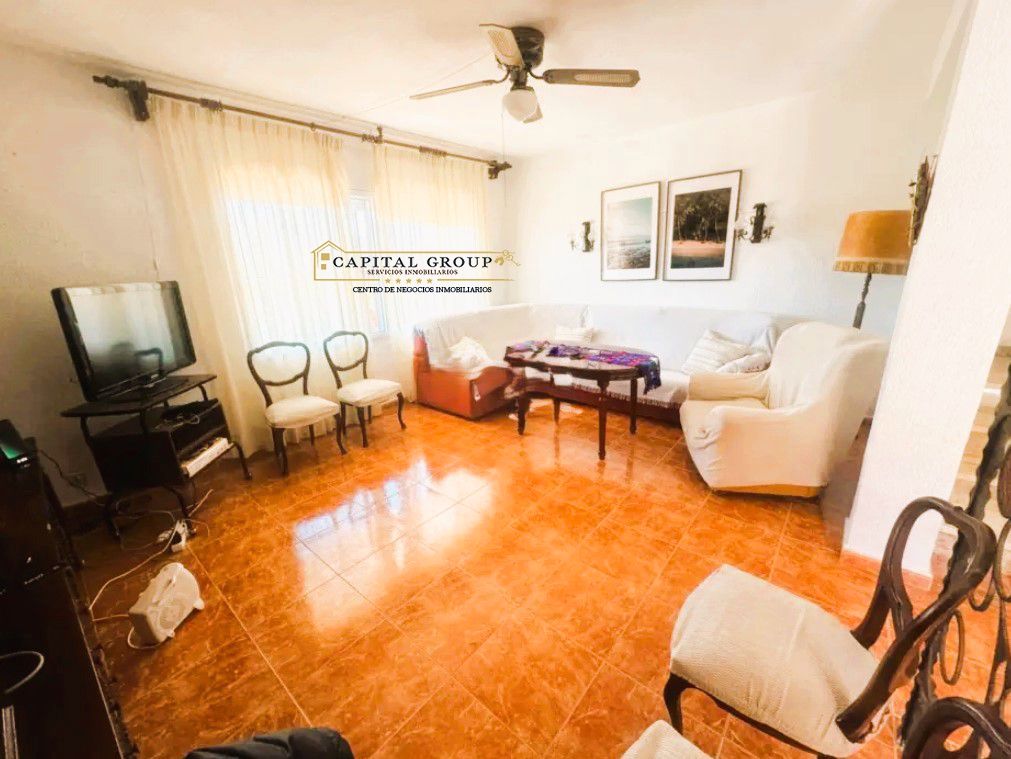 Living room of Single-family semi-detached for sale in Punta Umbría  with Air Conditioner, Private garden and Terrace