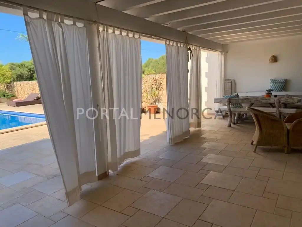 Terrassa de Finca rústica en venda en Maó - Mahón amb Calefacció i Piscina