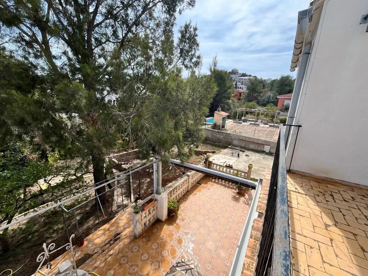 Vista exterior de Casa o chalet en venta en Dénia con Terraza y Amueblado