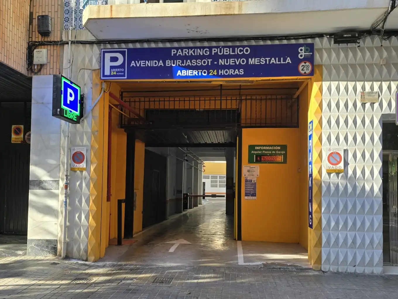 Parking de Garaje de alquiler en Valencia con Alarma