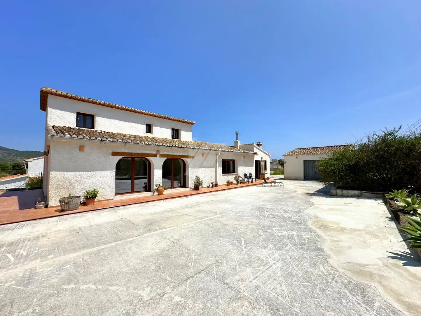 Exterior view of Country homes for sale in Benitachell / El Poble Nou de Benitatxell  with Air Conditioner, Heating and Private garden
