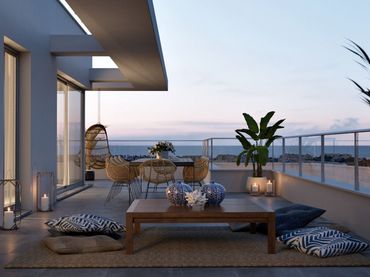Penthouse with pool for sale in El Faro de Calaburra - Chaparral