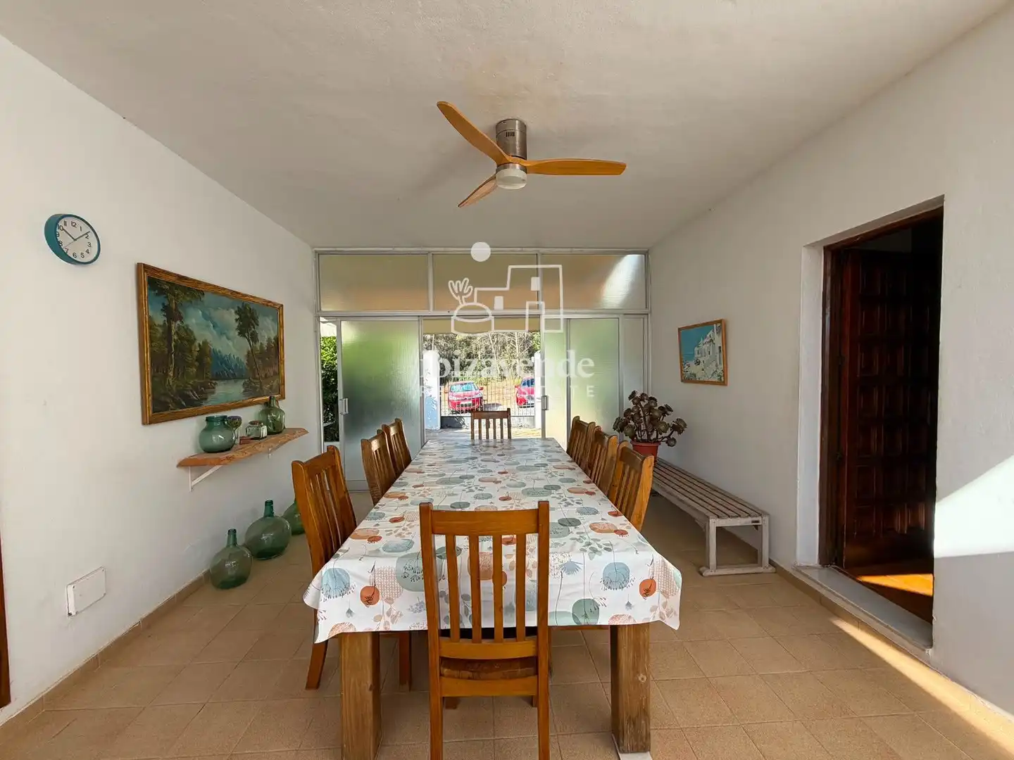 Comedor de Casa o chalet de alquiler en Santa Eulària des Riu con Aire acondicionado, Piscina y Amueblado