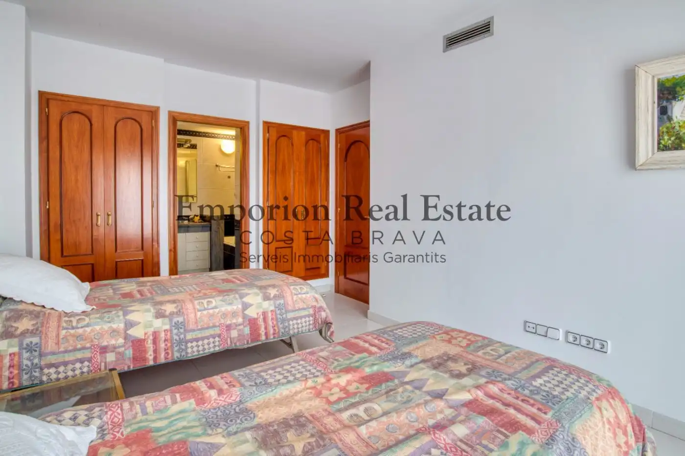 Bedroom of Flat for rent in Palamós  with Air Conditioner, Terrace and Furnished