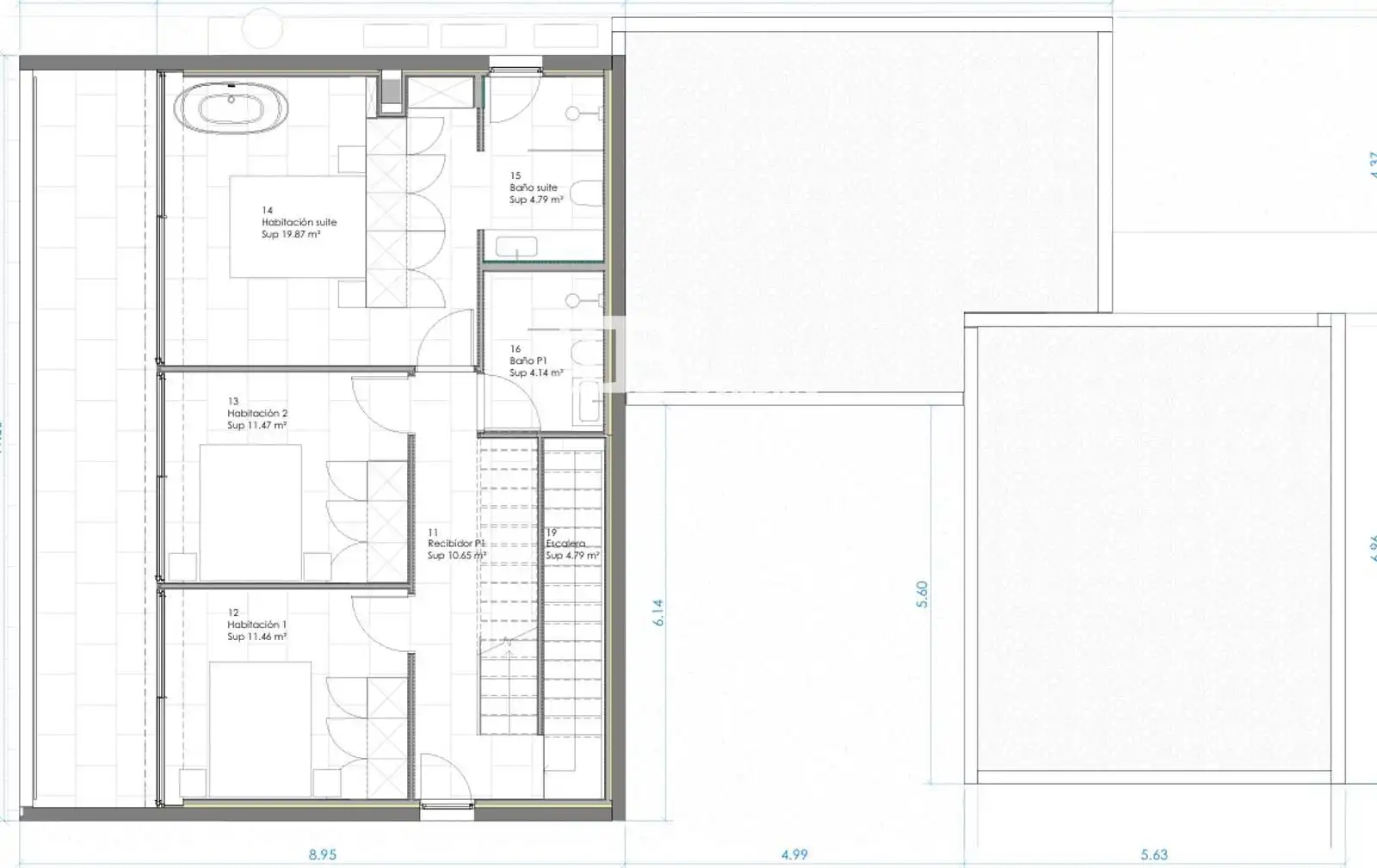 House with terrace for sale in Santa Barbara, imagen 9